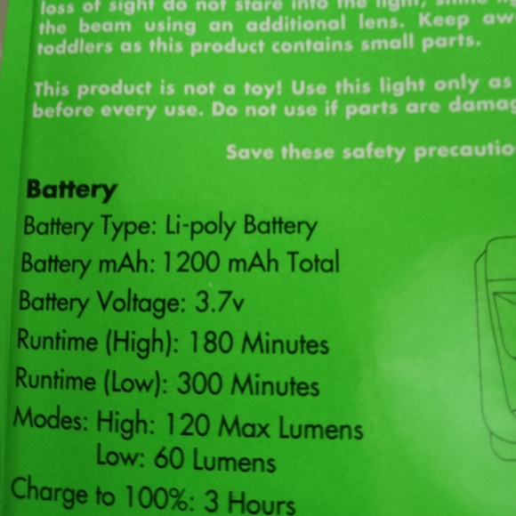 LitezAll USB Revive Rechargeable Light  Headlamp 3 Modes New - Picture 9 of 10